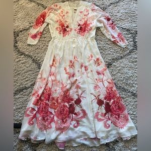 H&M Floral Maxi Dress Size Large